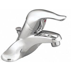 MOEN L4621 Brass Bathroom Faucet, Lever Handle Type, No. of Handles 1 | CD3KKK 52RP90