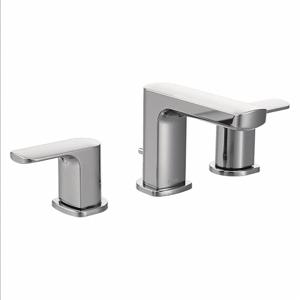 MOEN T6920 Straight Spout Bathroom Faucet, Chrome Finish, 1.2 gpm Flow Rate, 4 5/8 Inch Spout Length | CN2TGJ TS6720 / 40D691