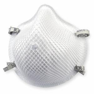 MOLDEX 2201N95 Einweg-Atemschutzmaske, Dual, nicht verstellbar, geformter Nasensteg, Komfort, 20 Stück | CT3TNM 1DLL6