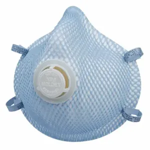 MOLDEX 2300N95 Disposable Respirator, Dual, Non-Adj, Molded Nose Bridge, Comfort, 10 PK | CT3TND 1DLL8