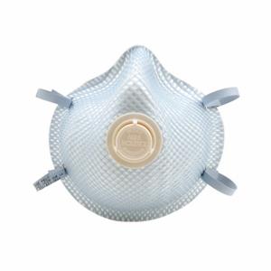 MOLDEX 2300V Einweg-Atemschutzmaske, Dual, nicht verstellbar, geformter Nasensteg, Komfort, blau, M-Maskengröße, 2 Stück | CT3TNQ 52ZV45