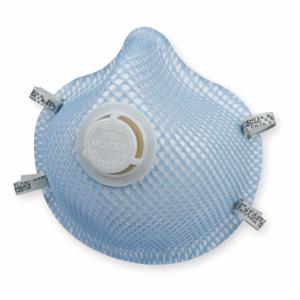 MOLDEX 2301N95 Disposable Respirator, Dual, Non-Adj, Molded Nose Bridge, Comfort, 10 PK | CT3TNC 1DLL9