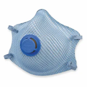 MOLDEX 2500N95 Disposable Respirator, Dual, Non-Adj, Molded Nose Bridge, Comfort, 10 PK | CT3TMU 1DLN3