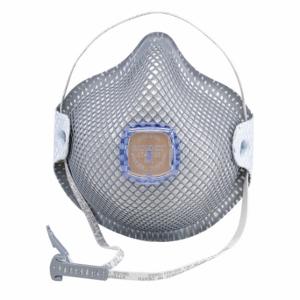 MOLDEX 2740R95 Einweg-Atemschutzmaske, Dual, nicht verstellbar, geformter Nasensteg, Standard, Grau, 10 Stück | CT3TNT 3NMJ5