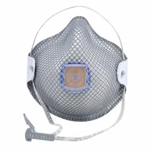 MOLDEX 2740R95 Disposable Respirator, Dual, Non-Adj, Molded Nose Bridge, Std, Gray, 10 PK | CT3TNT 3NMJ5