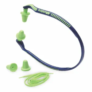 MOLDEX 6506 Bell Banded Ear Plugs, 25 Db Noise Reduction, Green | CH6KPM 3EAU4