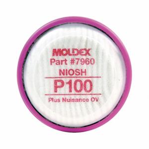 MOLDEX 7960 Filter, störende organische Dämpfe/P100, Farbe Magenta, Bajonett, luftreinigendes Atemschutzgerät | CT3TMC 6DMV9