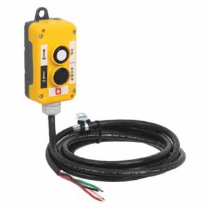 MONARCH 500249017026120 Hydraulic Handset Controller, 2 Circuits, Plastic, Flying Leads, 10 ft Cable Length | CT3UCM 45DV77
