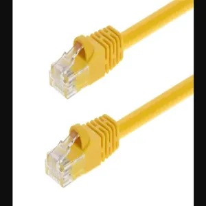 MONOPRICE 2154 Patch Cord Cat5e 25ft Yellow | AE6YMC 5VZD5