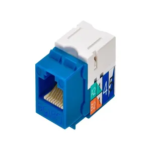 MONOPRICE 5371 Datacom Jack Cat5 Punch Down Blue | AA6DGZ 13U621