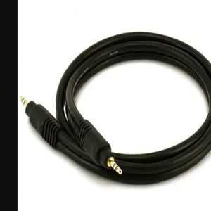 MONOPRICE 5576 Audio/Visual Cable 3.5mm M/M cable Black 3 feet | AA6TWA 14X097