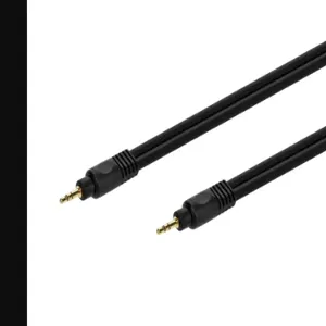 MONOPRICE 5582 Audio/Visual Cable 3.5mm M/M cable Black 35 feet | AA6TWE 14X103