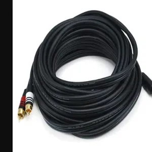 MONOPRICE 5601 Audio/Visual Cable 3.5mm(M)/2 RCA(M) 25 feet | AA6TXA 14X123