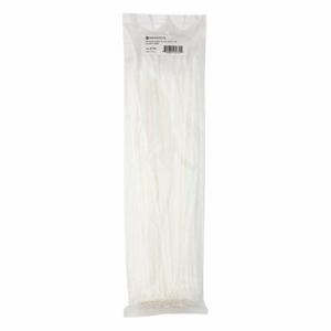 MONOPRICE 5774 Cable Tie, 14 Inch Nominal Length, White, Std, 50 lb Tensile Strength, 100 Pack | CT3UHM 63XV53