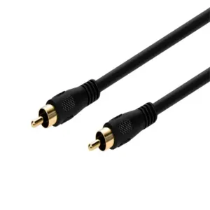 MONOPRICE 619 Audio/Visual Cable RCA Coaxial M/M 6 feet | AA6TUP 14X046