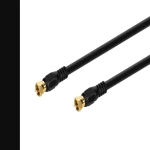 MONOPRICE 6314 Video Cable F Type Coaxial Rg6 15ft Black | AA6JYL 14C395