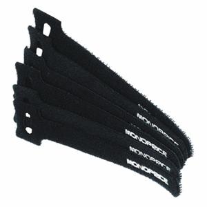 MONOPRICE 6457 Cable Ties, 6 Inch, 50Pcs/Pack, Black, 50 Pack | CT3UHN 63XW76