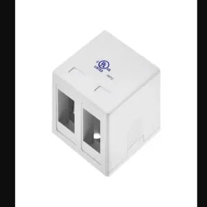 MONOPRICE 7089 Surface Mount Box 2p White | AA6TUG 14W966