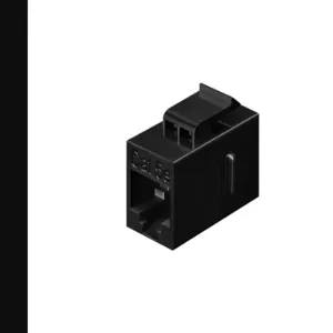 MONOPRICE 7285 Datacom Jack Cat5e Inline Coupler Black | AA6NEF 14J357