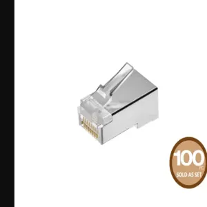 MONOPRICE 7300 Plug Modular Cat5 Shielded - Pack Of 100 | AA6DJC 13U647