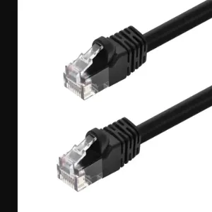 MONOPRICE 7498 Patch Cord Cat6 0.5Ft Black | AA6DFH 13U522