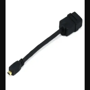 MONOPRICE 7603 Micro Hdmi(m) To Hdmi(f) Adapter 6inch | AA6JYB 14C364