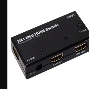 MONOPRICE 8150 2 x 1 Mini HDMI Switch, 4 Port | AC7EUN 38F925