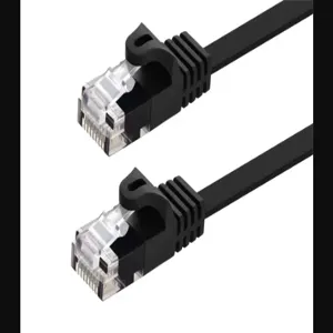 MONOPRICE 9545 Ethernet Cable Cat5e 1 Feet Black 24 Awg | AC7EUQ 38F928