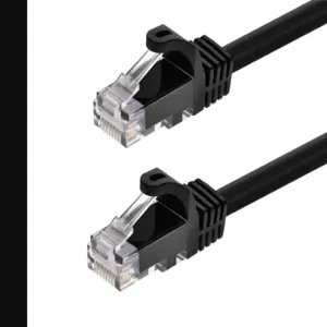 MONOPRICE 9788 Ethernet Cable Cat6 75 feet Black 24AWG | AC7EYM 38G018