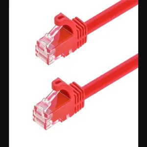 MONOPRICE 9831 Ethernet Cable Cat6 5 feet Red 24AWG | AC7EWN 38F972