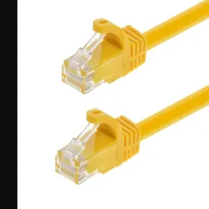 MONOPRICE 9837 Ethernet Cable Cat6 1 feet Yellow 24AWG | AC7EVN 38F949