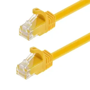 MONOPRICE 9839 Ethernet Cable Cat6 0.5 feet Yellow 24AWG | AC7EVK 38F946