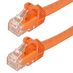 MONOPRICE 9844 Ethernet Cable Cat6 0.5 feet Orange 24AWG | AC7EVG 38F943