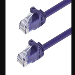 MONOPRICE 9852 Ethernet Cable Cat6 7 feet Purple 24AWG | AC7EWY 38F981