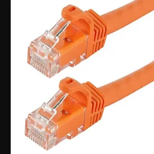 MONOPRICE 9861 Ethernet Cable Cat6 3 feet Orange 24AWG | AC7EWA 38F960