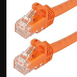 MONOPRICE 9862 Ethernet Cable Cat6 25 feet Orange 24AWG | AC7EXU 38G001