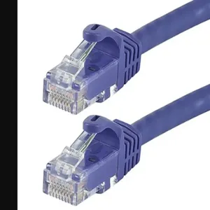 MONOPRICE 9873 Ethernet Cable Cat6 2 feet Purple 24AWG | AC7EVY 38F958