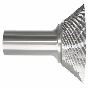MONSTER 310-002225 Inverted Cone Bur, 1/8 Inch Shank Dia., 1/4 Inch Head Dia., 1/4 Inch Length Of Cut | CH6JNA 22YD07