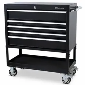 MONTEZUMA BK3605UC Utility Cart, Black | CT3UPK 60UG39