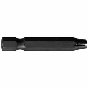 MOODY TOOL 49-8093 Sechskant-Bit-Power-Drive-Adapter, für Klingen mit umkehrbarer Spitze, 1/4 Zoll | CE2FMX