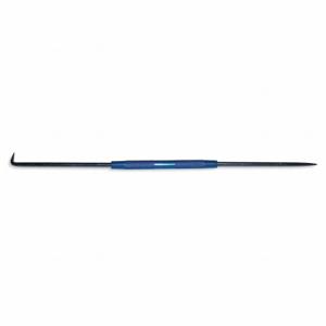 MOODY TOOL 51-1872 Scriber, Double End Threaded, Straight And 6 Inch 90 Deg. Bend Tips | CE2FXM