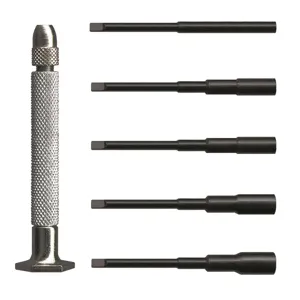 MOODY TOOL 58-0179 Nut Driver Set 6 Pc. Magnetic Handle, 5 Blades And 1Handle | CE2GNY