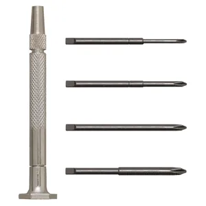 MOODY TOOL 58-0221 Screwdriver Set, 5 Pc. Magnetic Handle, 4 Blades And 1 Handle | CE2GPL