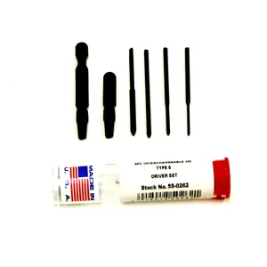 MOODY TOOL 55-0262 Adapter Set, 4 Blades And 2 Adapters | CE2GHU