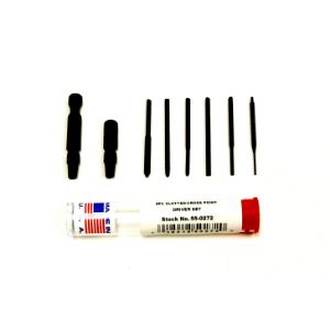MOODY TOOL 55-0272 Adapter Set, 5 Screwdriver Blades And 2 Adapters | CE2GJB