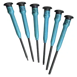 MOODY TOOL 57-0465 Esd Screwdriver Set, 6 Pc. Star Driver Set With Fixed Handles | CE2GMQ