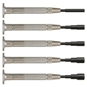 MOODY TOOL 58-0150 Nut Driver Set 5 Pc. Steel Handle, 5 Complete Nut Drivers | CE2GNK