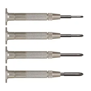 MOODY TOOL 58-0201 Precision Screwdriver Set, 4 Pc., 4 Complete Drivers | CE2GPD