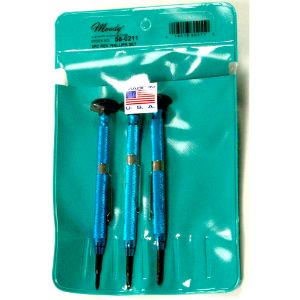 MOODY TOOL 58-0211 Esd Screwdriver Set, 3 Pc. Reversible Phillips Set | CE2GPG