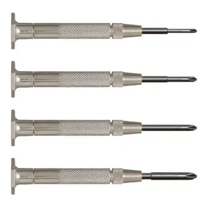 MOODY TOOL 58-0219 Screwdriver Set, 4 Pc. Steel Handle, 4 Complete Drivers | CE2GPK